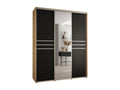 Black Wardrobe, 190 x 45 x 235.2 cm - dlz1766576285623