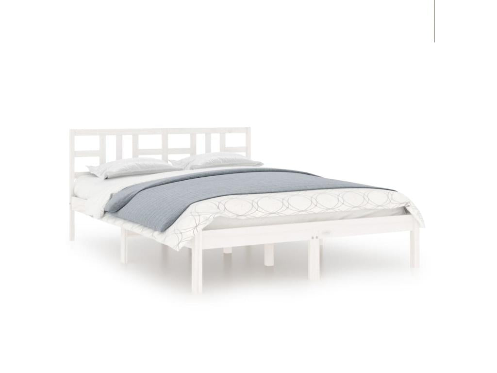 White Solid Wood Mattress, 120 x 190 cm