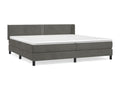 Gray Velvet Mattress, 200 x 200 cm