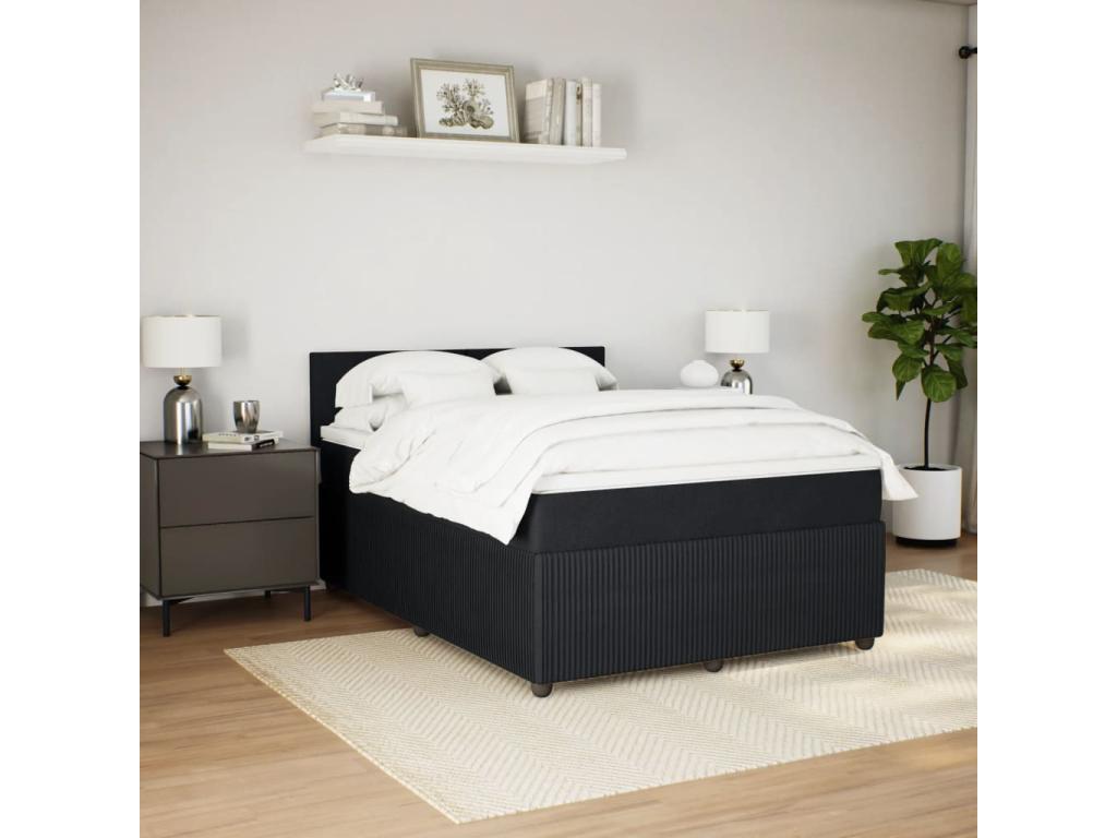 Black Velvet Mattress, 140 x 200 cm - dlz1766576368449