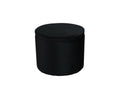 Black Velvet Ottoman