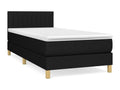 Black Fabric Mattress, 100 x 200 cm