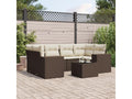 Brown Woven Resin Wicker Outdoor Furniture Set - dlz1766576244053