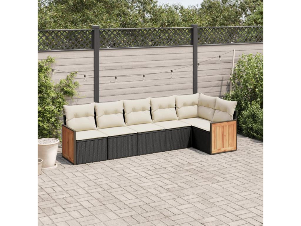 Black Woven Resin Wicker Outdoor Furniture Set - dlz1766576234181