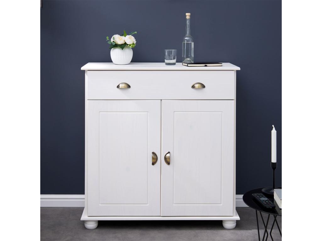 White Pine Wood Sideboard