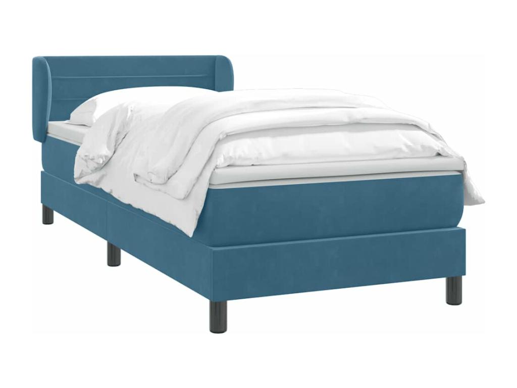 Blue Velvet Mattress, 90 x 210 cm