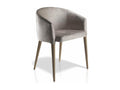 Gray Fabric Accent Chair
