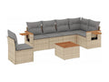 Beige Woven Resin Wicker Outdoor Furniture Set - dlz1766576180806