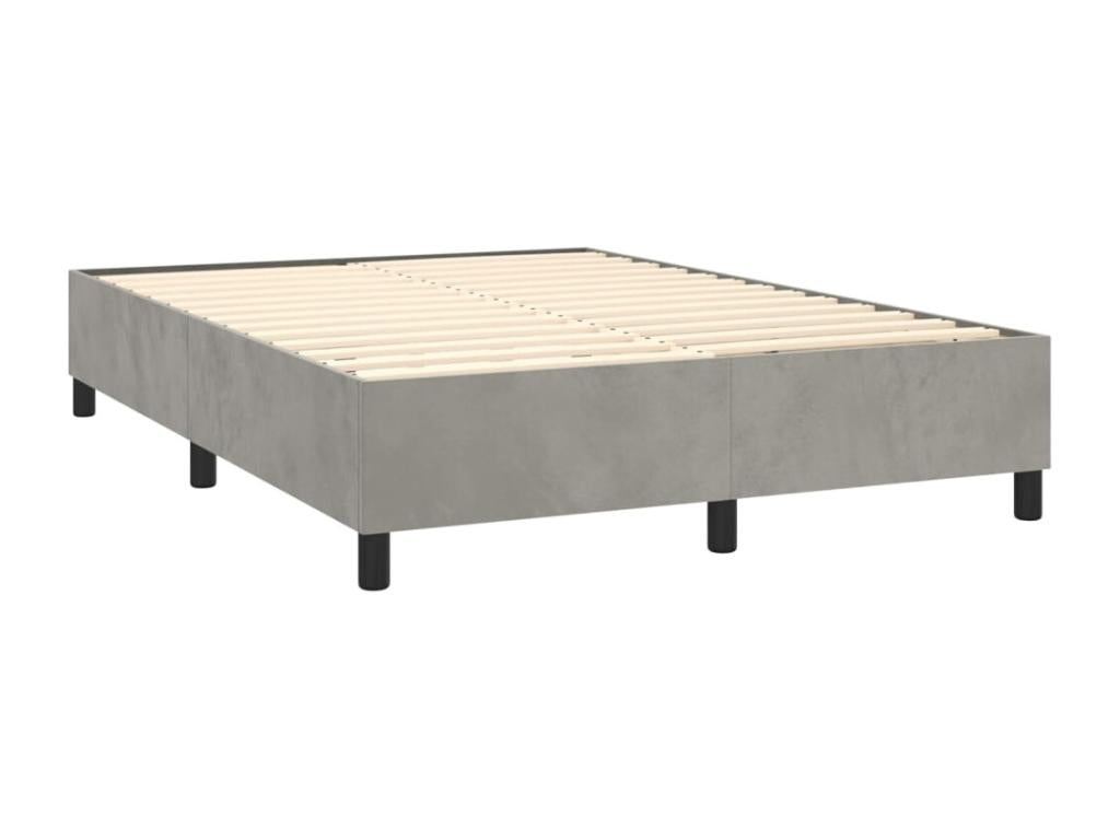 White Velvet Mattress, 140 x 190 cm