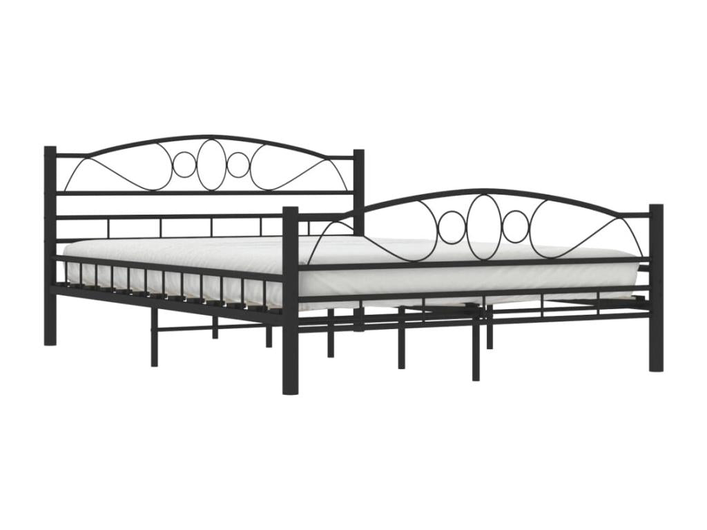 Black Bed Frame, 140 x 200 cm