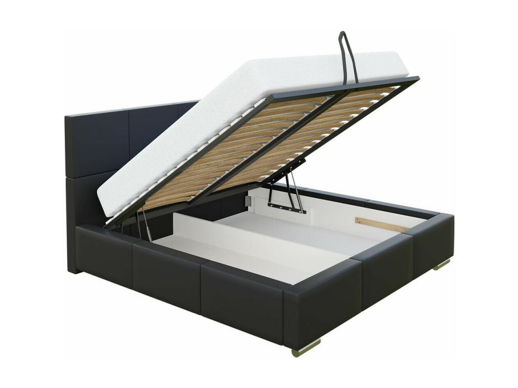 Gray Bed, 198 x 222 x 92 cm