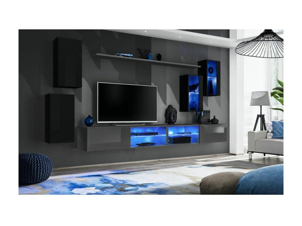 Black TV Stand