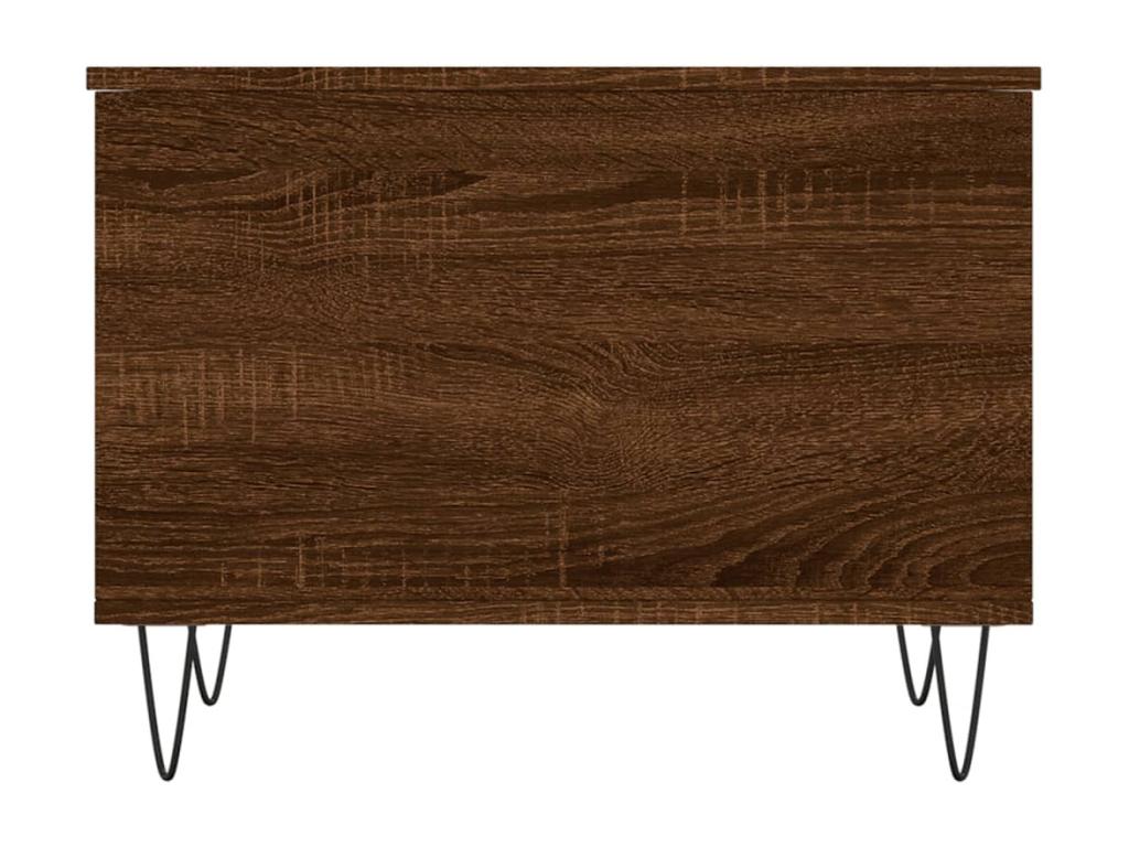 Brown Engineered Wood Coffee Table, 60 x 44.5 x 45 cm