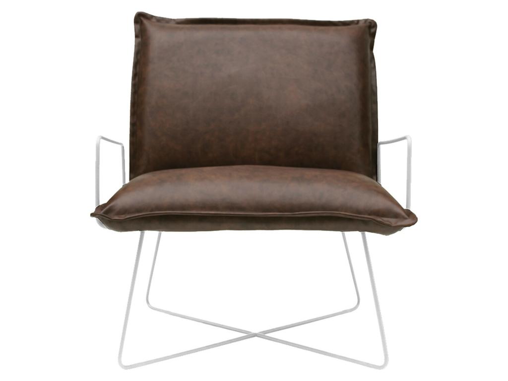 Brown Accent Chair, 73 x 74 x 84 cm