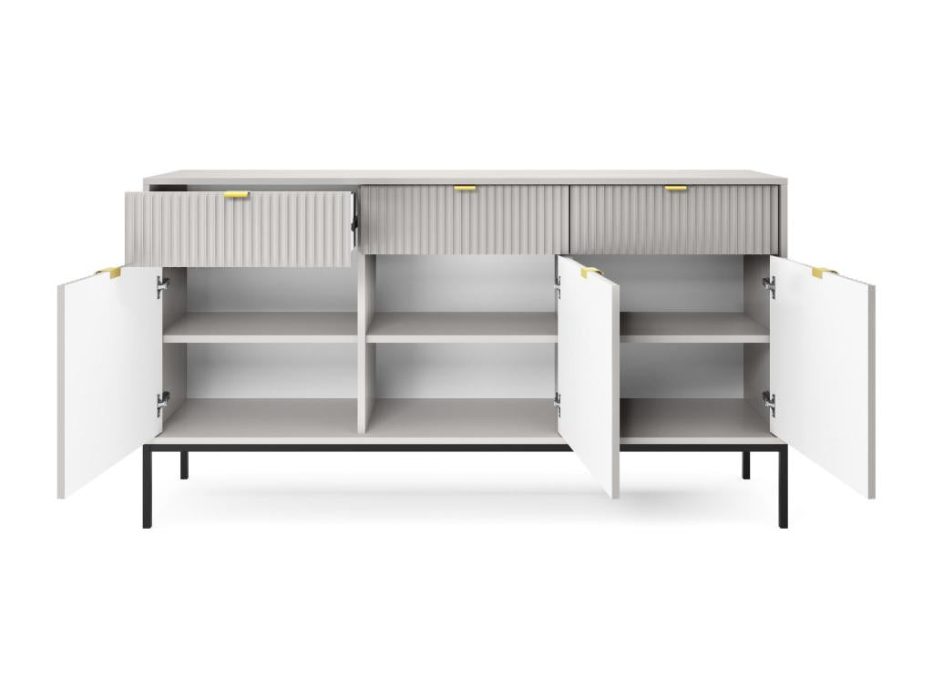 Gray Sideboard, 154 x 39 x 83 cm