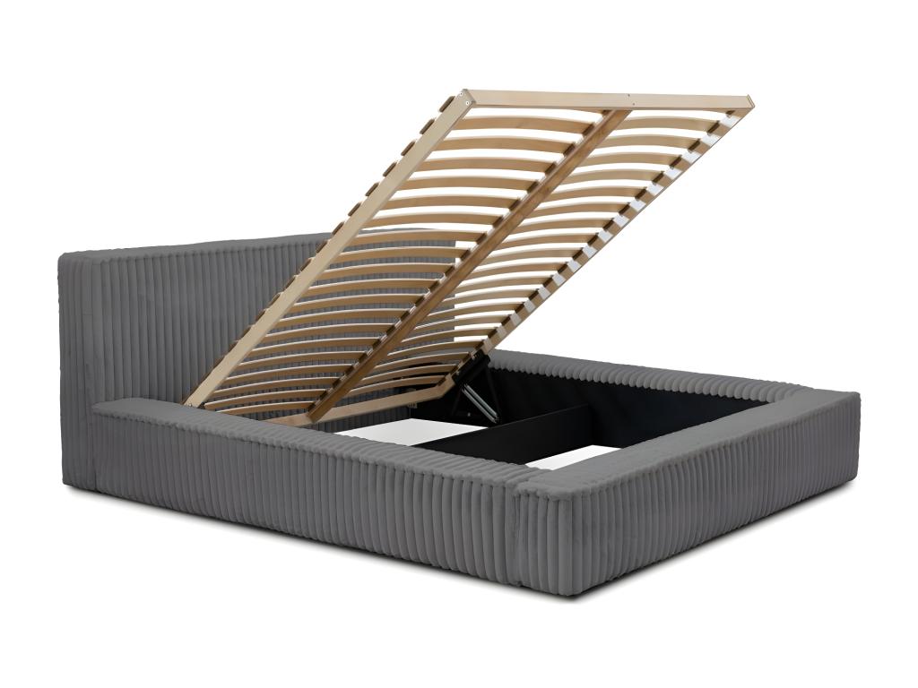 Gray Bed, 160 x 200 cm - dlz1766576465666