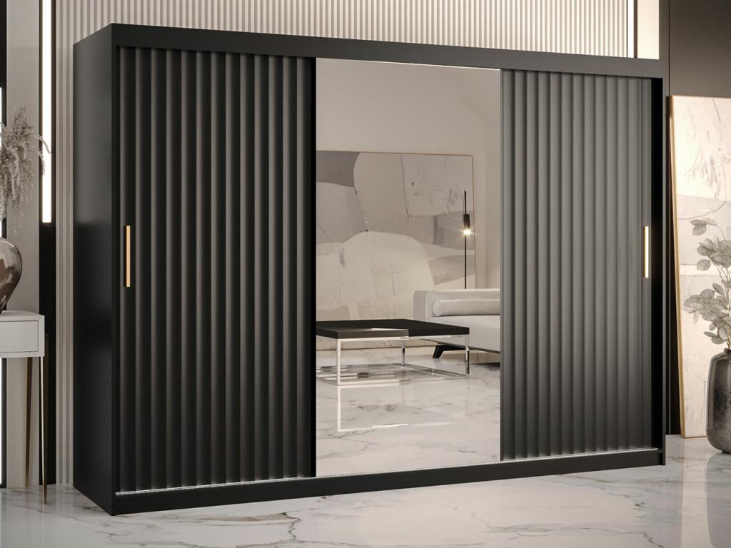 Black Wardrobe, 200 x 250 x 62 cm