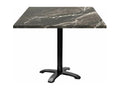 Black Marble Table, 90 x 90 cm