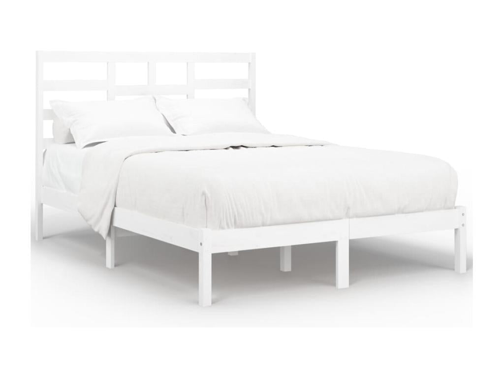 White Solid Wood Mattress, 135 x 190 cm