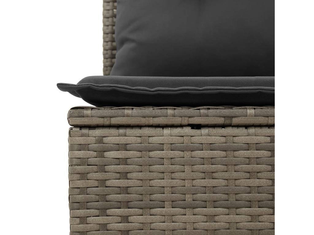 Gray Woven Resin Wicker Outdoor Furniture Set - dlz1766576012650