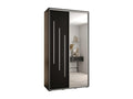 Black Wardrobe, 130 x 60 x 235.2 cm