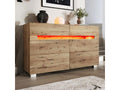 Natural Oak Wood Dresser, 120 x 40 x 71 cm