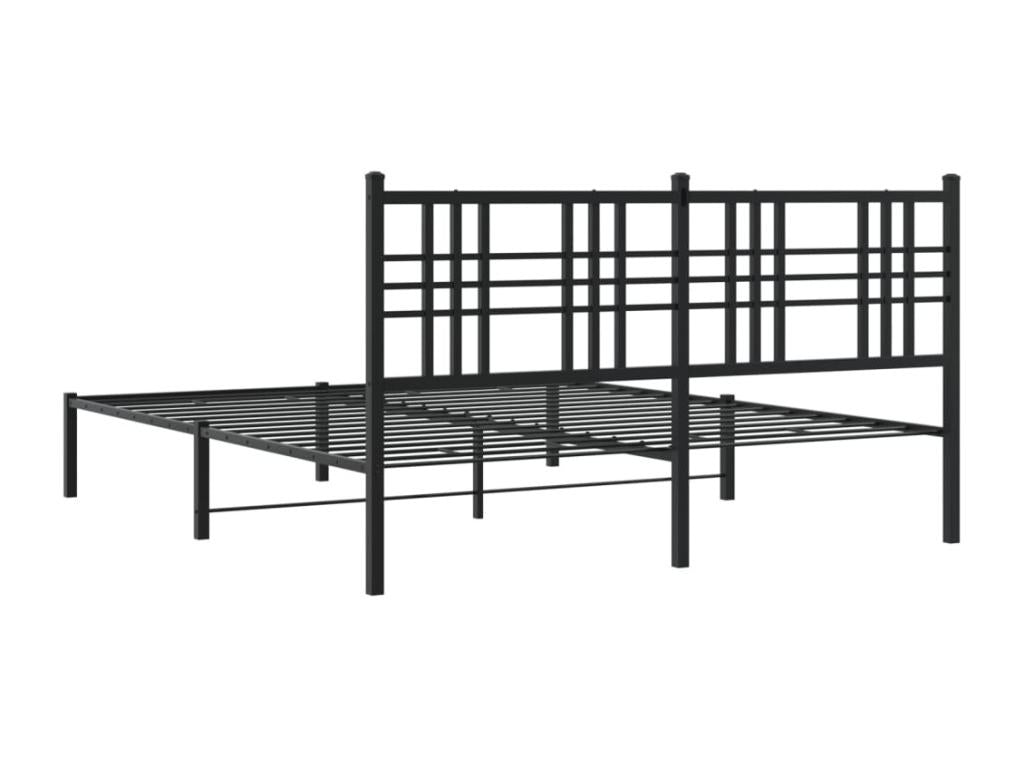 Black Metal Mattress, 150 x 200 cm