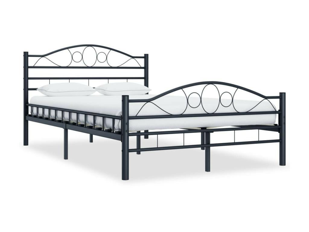 Black Bed, 120 x 200 cm