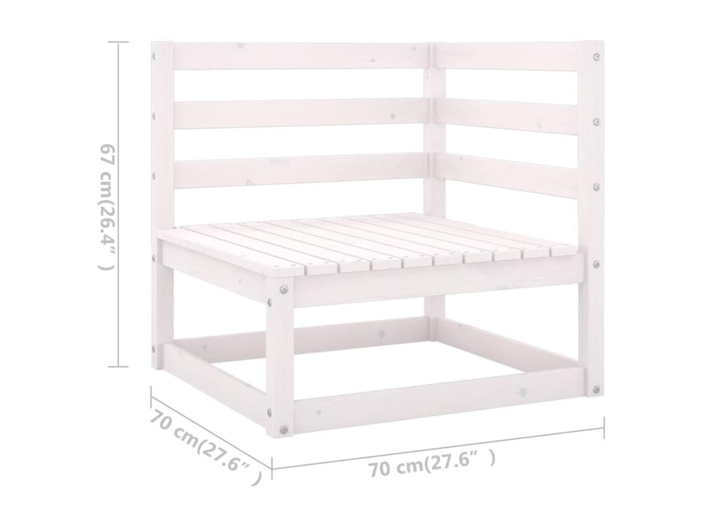 White Pine Wood Outdoor Furniture Set - dlz1766576154141