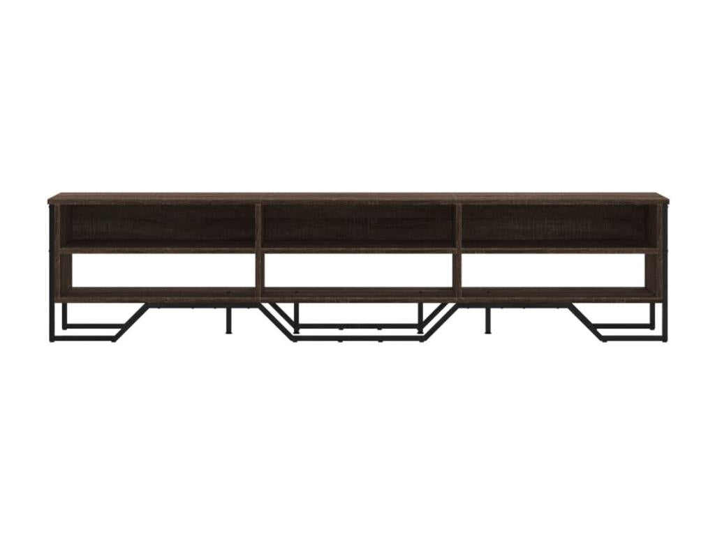 Brown Engineered Wood TV Stand, 180 x 34 x 41 cm