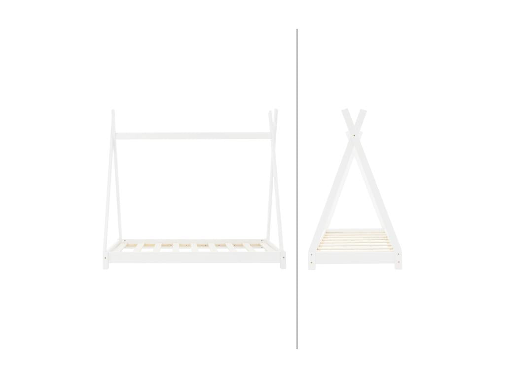 White Bed, 80 x 160 cm