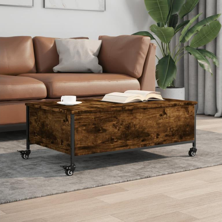 Natural Oak Wood Coffee Table