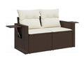 Brown Woven Resin Wicker Outdoor Furniture Set - dlz1766576191654