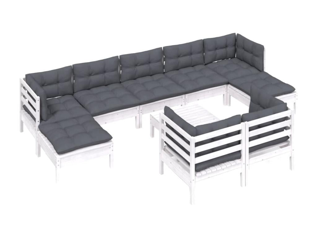 White Pine Wood Outdoor Furniture Set - dlz1766576249814