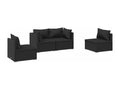 Black Woven Resin Wicker Outdoor Furniture Set - dlz1766576156413