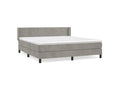 White Velvet Mattress, 160 x 200 cm
