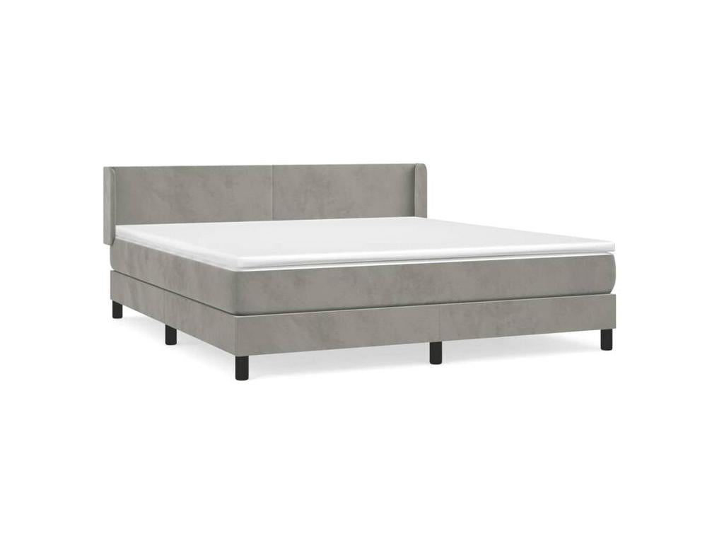 White Velvet Mattress, 160 x 200 cm