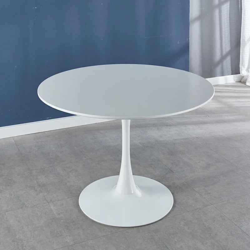 White Tulip Table Mid-century Dining Table for 4-6 people