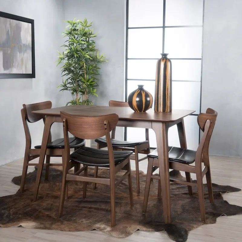 Anise 5-piece Wood Rectangular Dining Set by Christopher Knight Home