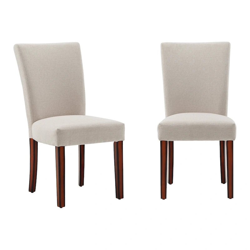 Dinant Upholstered Parson Dining Chairs (Set of 2)