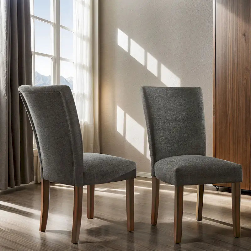 Dinant Upholstered Parson Dining Chairs (Set of 2)