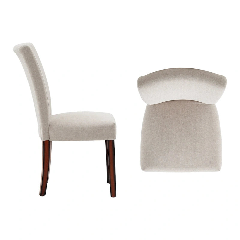 Dinant Upholstered Parson Dining Chairs (Set of 2)