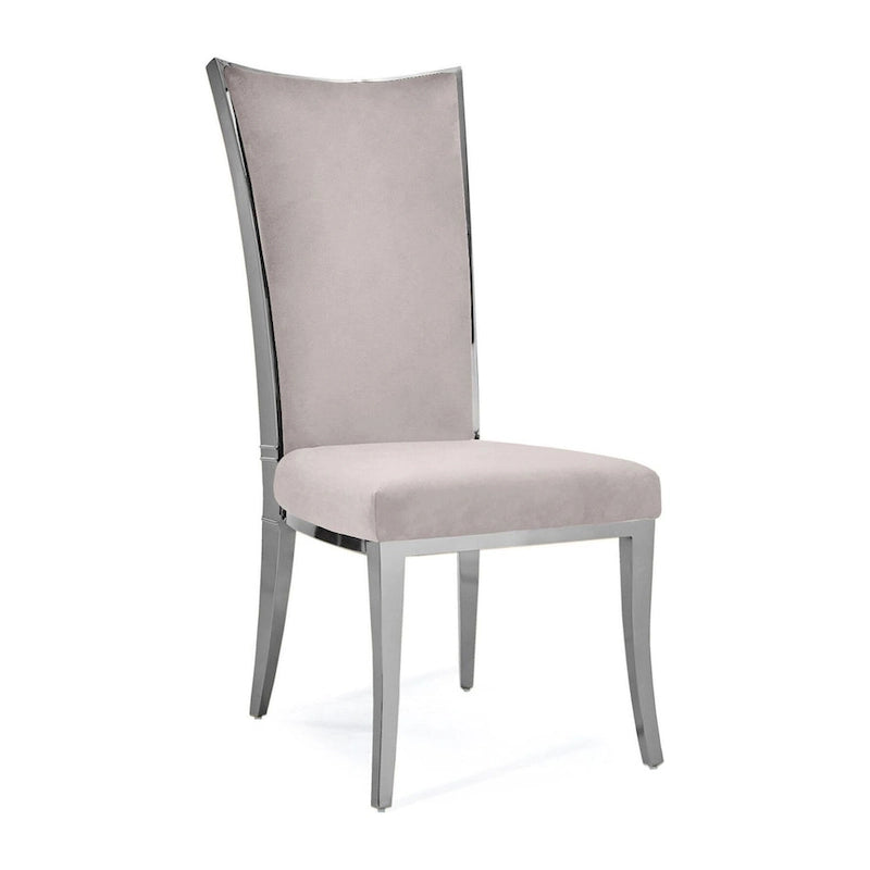 Massimo Silver Stainless Steel Dining Chair