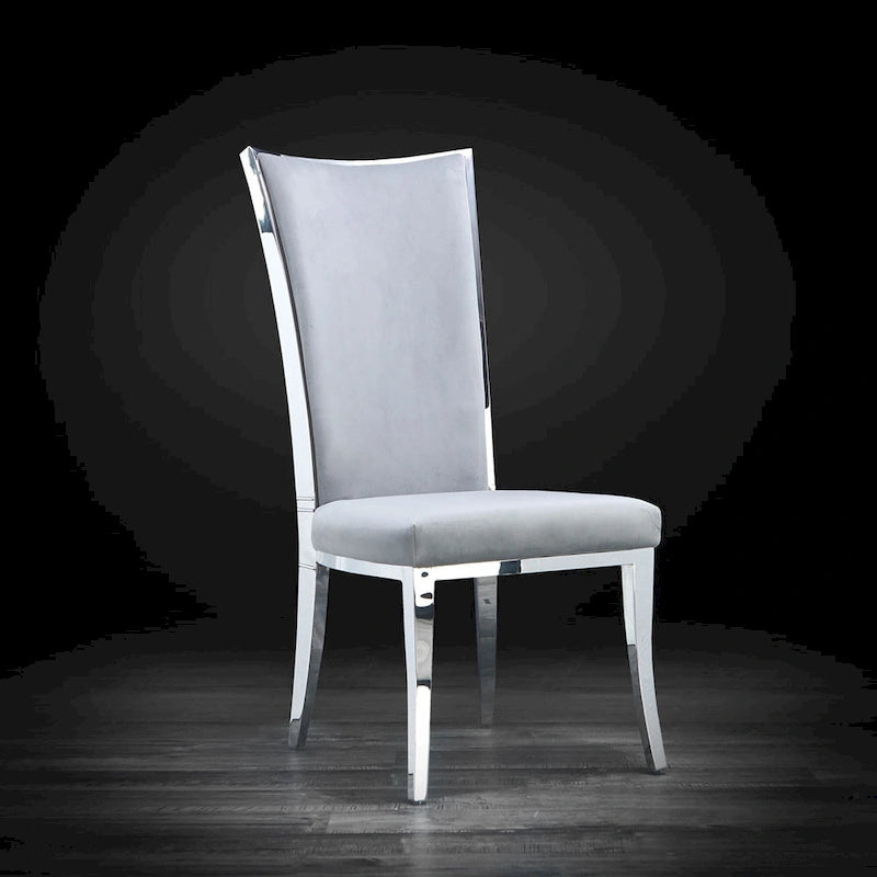 Massimo Silver Stainless Steel Dining Chair