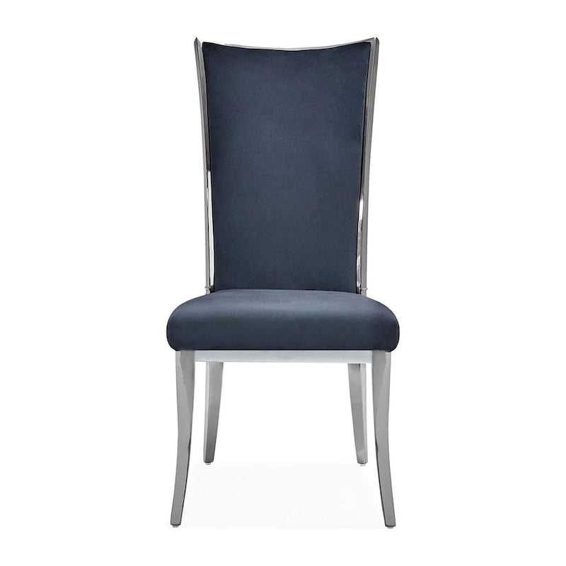 Massimo Silver Stainless Steel Dining Chair