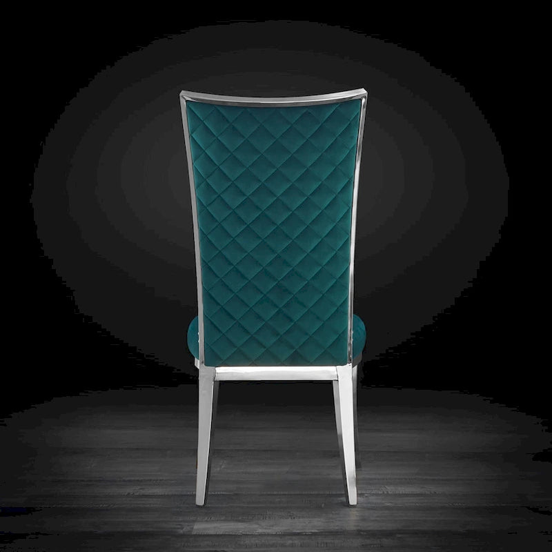Massimo Silver Stainless Steel Dining Chair