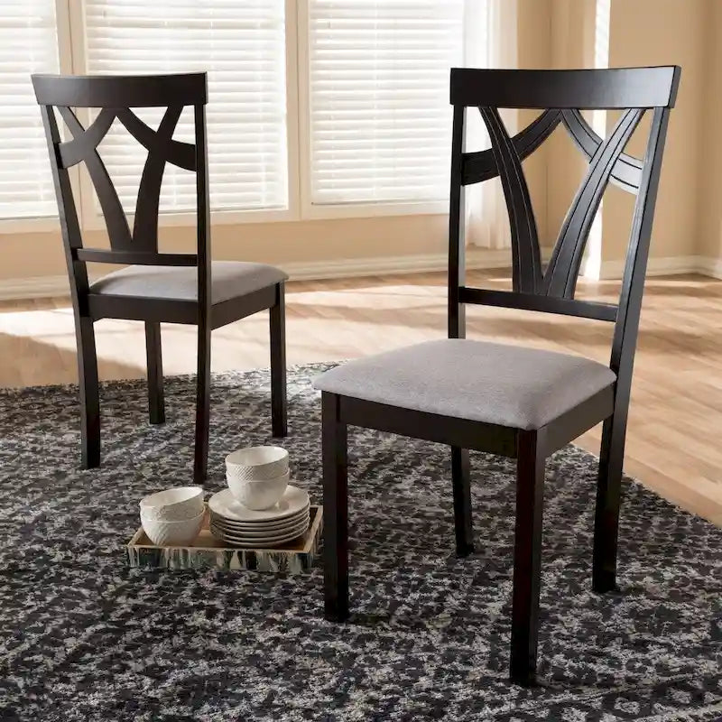 Copper Grove Cyril Contemporary Fabric Dining Chair Set