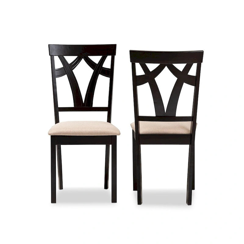 Copper Grove Cyril Contemporary Fabric Dining Chair Set