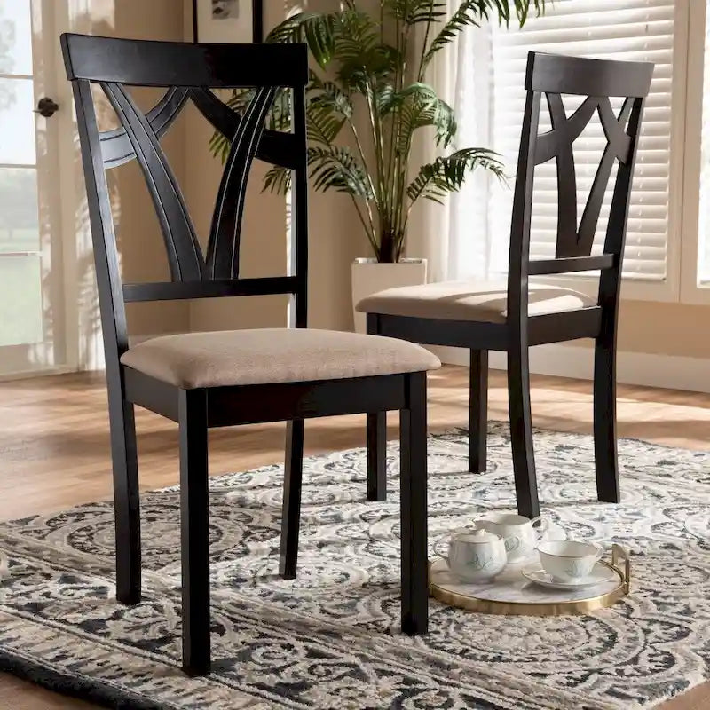 Copper Grove Cyril Contemporary Fabric Dining Chair Set
