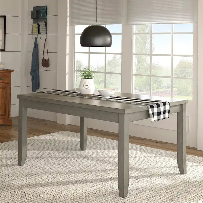 Elena Wood Rectangular Dining Table by iNSPIRE Q Classic